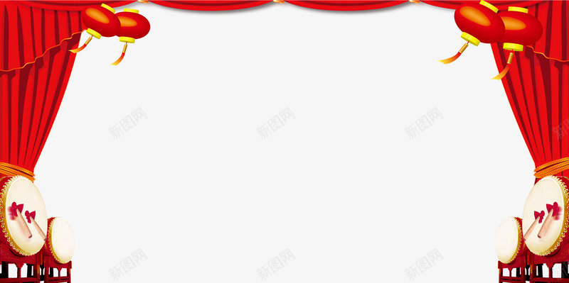 闭幕式效果psd免抠素材_新图网 https://ixintu.com 效果 红色 美丽 闭幕式