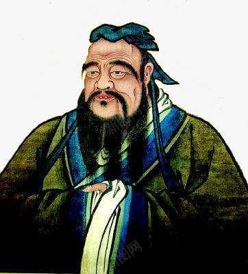 孔子像png免抠素材_新图网 https://ixintu.com 中国 古人 古典 名人 圣人 孔子 尊贤 文人