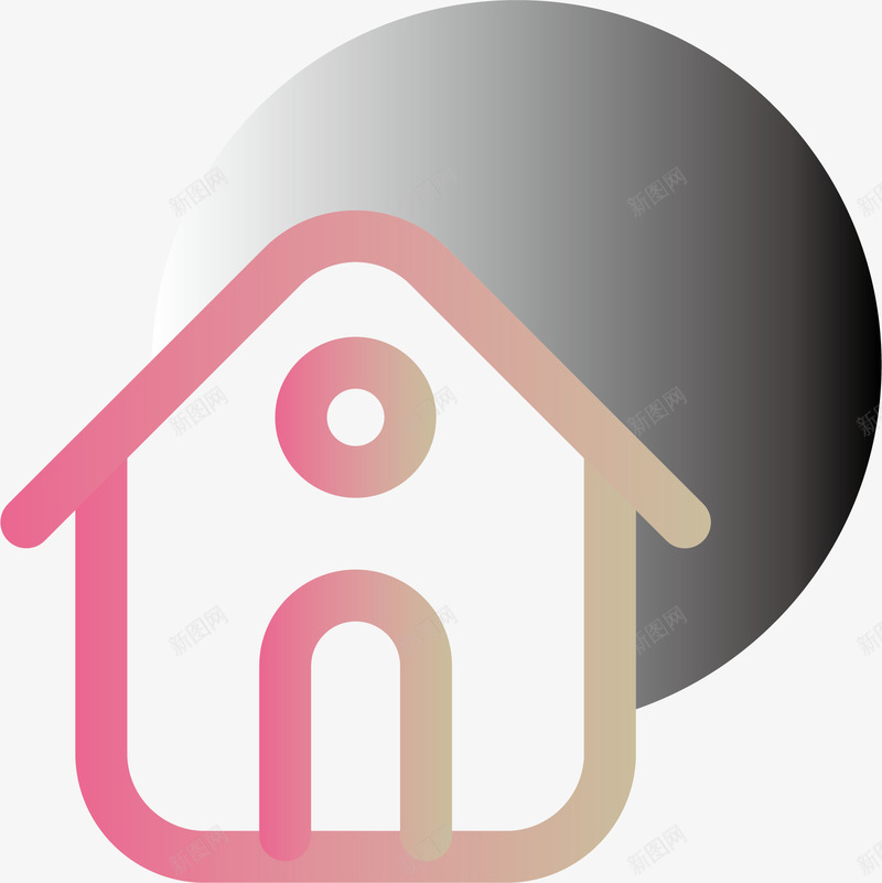 家政服务卡通矢量图图标ai_新图网 https://ixintu.com LOGO设计 卡通图 卡通标识 图标设计 家政LOGO 家政图标 标识设计 矢量图