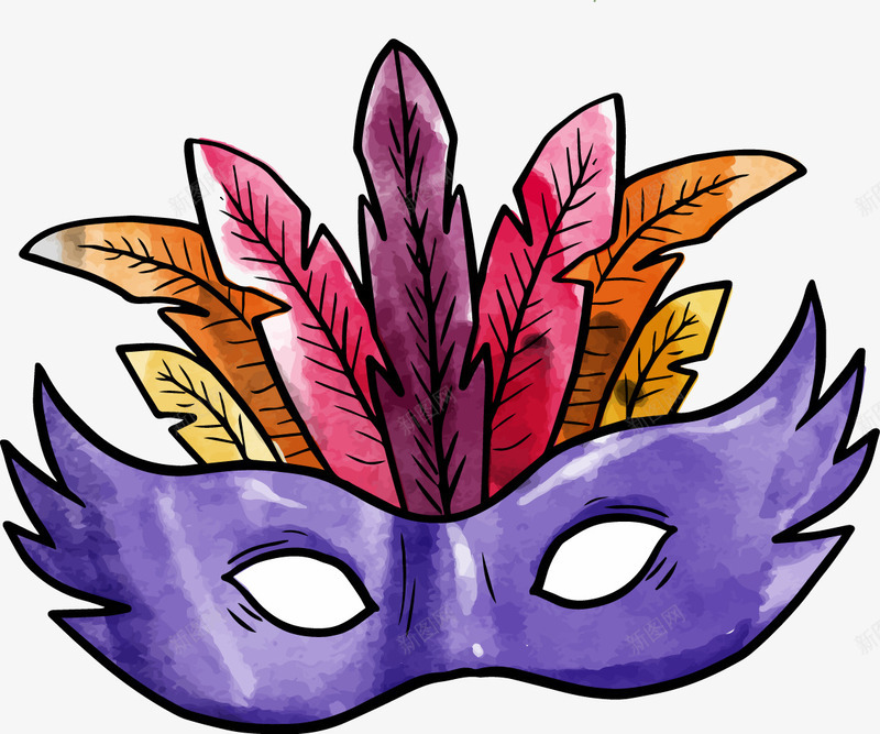 巴西舞会装饰品png免抠素材_新图网 https://ixintu.com 奥运会 巴西 庆祝 舞会 里约奥运会 面具