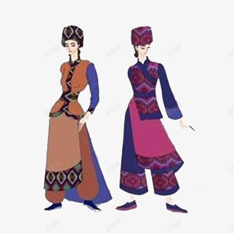 土家族女人服饰png免抠素材_新图网 https://ixintu.com 土家族 女人 服饰 民族特色