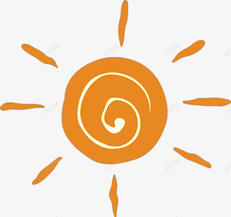 太阳黄色太阳卡通太阳橙色png免抠素材_新图网 https://ixintu.com 卡通太阳 太阳 橙色 黄色太阳