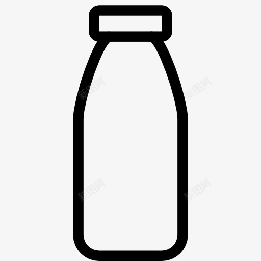 牛奶ios7Lineicons图标png_新图网 https://ixintu.com milk 牛奶