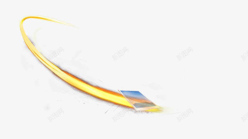 炫光黄色光效png免抠素材_新图网 https://ixintu.com 色光