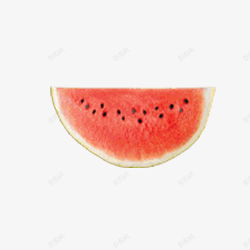 红彤彤的西瓜png免抠素材_新图网 https://ixintu.com 一片西瓜 产品食物 水果 红彤彤 西瓜