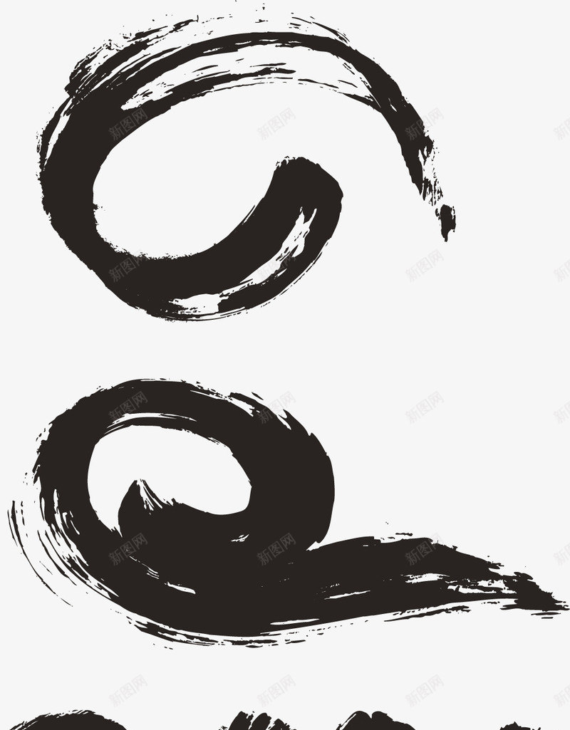 毛笔旋转png免抠素材_新图网 https://ixintu.com 书法字画 旋转 毛笔书画 毛笔字画 瑰宝 笔刷字画