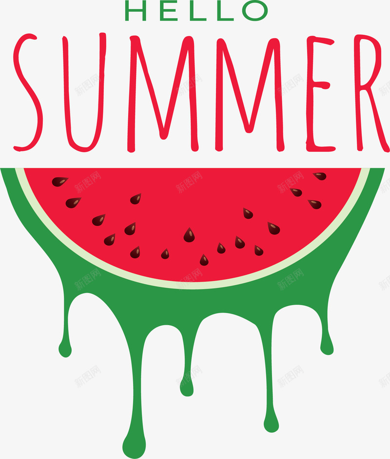 你好夏天可爱西瓜矢量图ai免抠素材_新图网 https://ixintu.com 你好夏天 可爱西瓜 夏天 夏天西瓜 矢量png 西瓜 矢量图