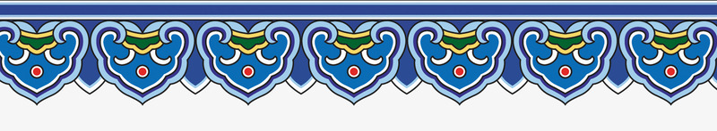 蓝色名族古典花纹png免抠素材_新图网 https://ixintu.com 古典花纹 少数名族 蓝色 装饰