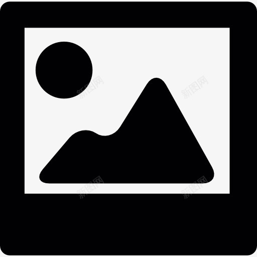 景观形象图标png_新图网 https://ixintu.com 全景 图片 太阳 山 标志 界面 符号