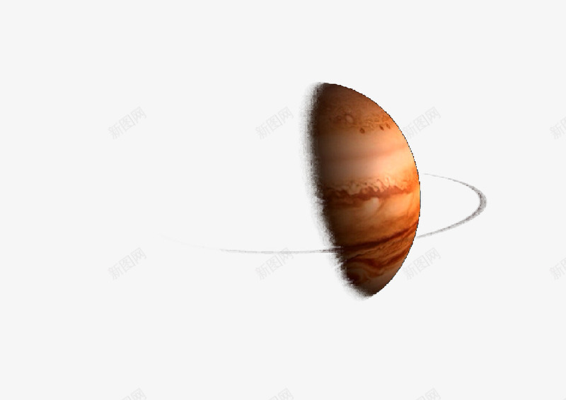 土黄色星球png免抠素材_新图网 https://ixintu.com 太空 宇宙 星球