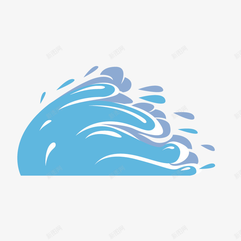 卡通传统泼水节泼水png免抠素材_新图网 https://ixintu.com 传统节日 卡通泼水节 庆祝 手绘泼水 泼水 泼水节泼水