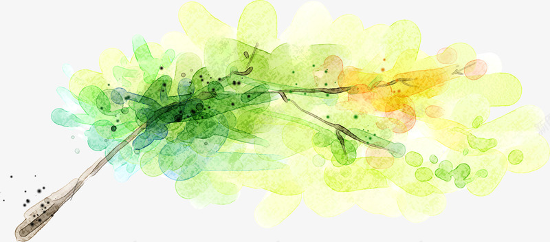 合成创意水彩植物花草笔刷png免抠素材_新图网 https://ixintu.com 创意 合成 植物 水彩 花草