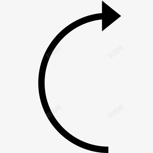 箭头编辑导航概述脑卒中撤消庙图标png_新图网 https://ixintu.com Arrow editor navigation outline stroke undo 导航 撤消 概述 箭头 编辑 脑卒中