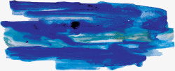 涂鸦深蓝色水彩涂鸦笔刷矢量图高清图片