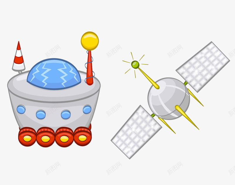 卡通飞行器png免抠素材_新图网 https://ixintu.com 卡通飞船 卡通飞行器 外星飞船 宇宙飞船 火箭 飞船 飞行器