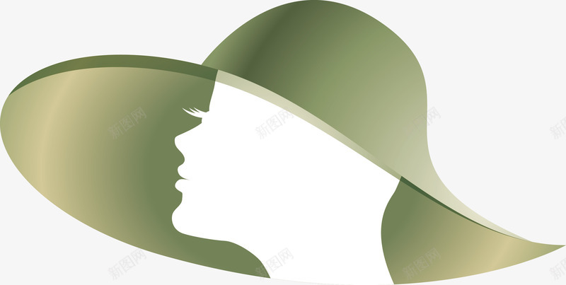 女士头像矢量图ai免抠素材_新图网 https://ixintu.com 头像 女人 装饰 矢量图
