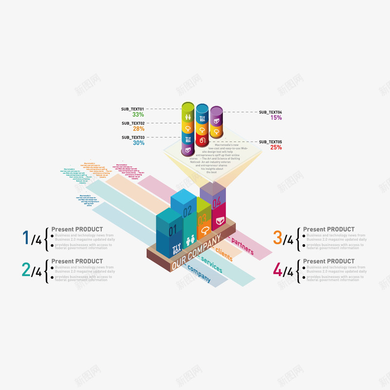 立体方块ppt矢量图ai免抠素材_新图网 https://ixintu.com ppt素材 信息图 立体方块 矢量图