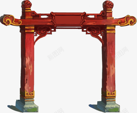 装饰图案古典图标png_新图网 https://ixintu.com 中国风素描 卡通中国风图片 卡通游戏标识图片 图标矢量图 手绘中国风 游戏标志