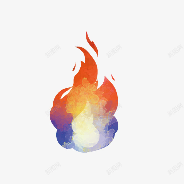 卡通彩色火焰png免抠素材_新图网 https://ixintu.com 卡通火焰 卡通火苗 彩色火焰 日系手绘