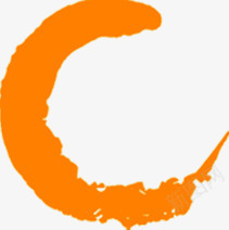 黄色月亮形状线条png免抠素材_新图网 https://ixintu.com 形状 月亮 线条 黄色