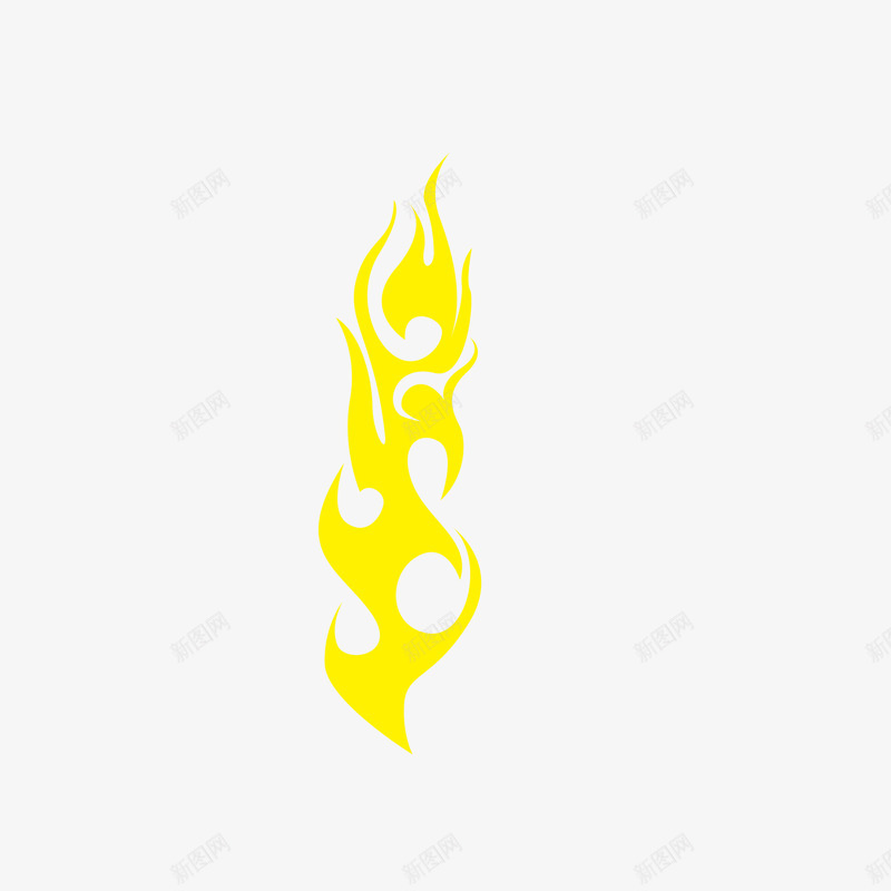 火焰图案矢量图eps免抠素材_新图网 https://ixintu.com 图案 小火苗 火焰 火苗 黄色 矢量图