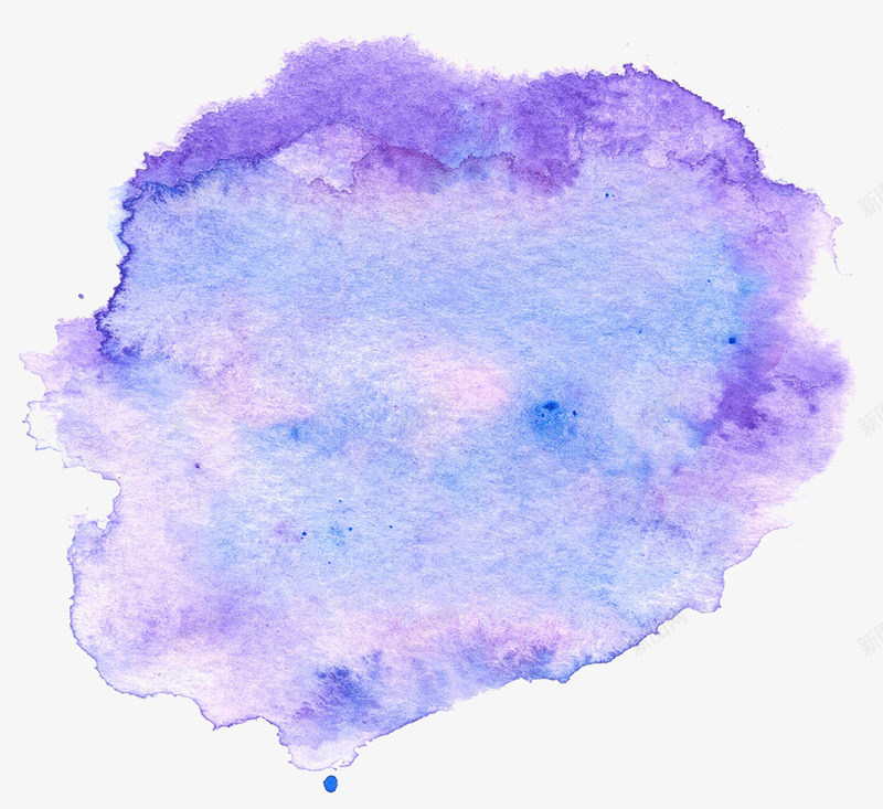 水彩png免抠素材_新图网 https://ixintu.com 晕染墨块 水彩 痕迹 笔刷
