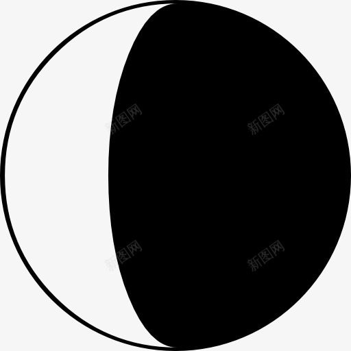 月亮相位符号图标png_新图网 https://ixintu.com 天气 月亮 月相 相 符号 象征