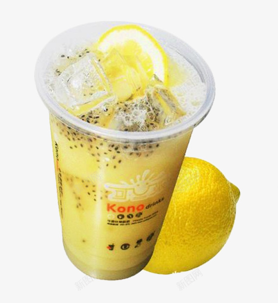 金桔柠檬冰激凌片png免抠素材_新图网 https://ixintu.com 冰块 冷饮 柠檬片 消暑 金桔柠檬