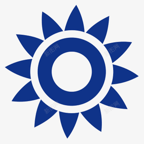 蓝色太阳png免抠素材_新图网 https://ixintu.com 外出旅行 太阳 希腊 旅游特色 蓝色 装饰图