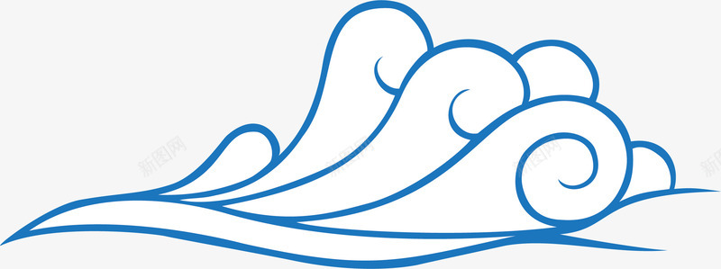 水浪图标png_新图网 https://ixintu.com 卡通水浪 卡通波浪 古典水浪 水浪 水浪素材 波浪 波浪元素 波浪标识