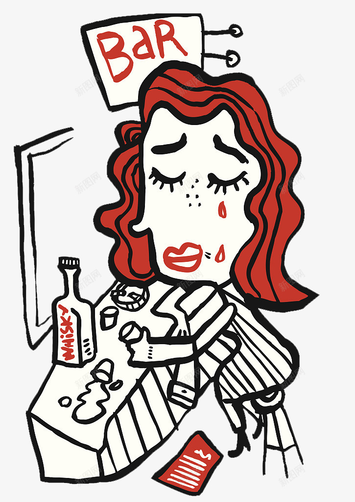 酒吧喝醉酒哭泣的女人png免抠素材_新图网 https://ixintu.com 哭泣的女人 喝醉了 喝醉酒 流眼泪 酒吧 酒醉 醉了