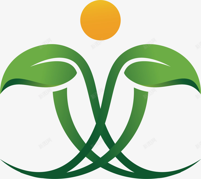 嫩芽生态农业图标png_新图网 https://ixintu.com 农业图标 太阳 枝芽 生态农业 生态农业LOGO 生态农业图标 生态农业科技 生态化
