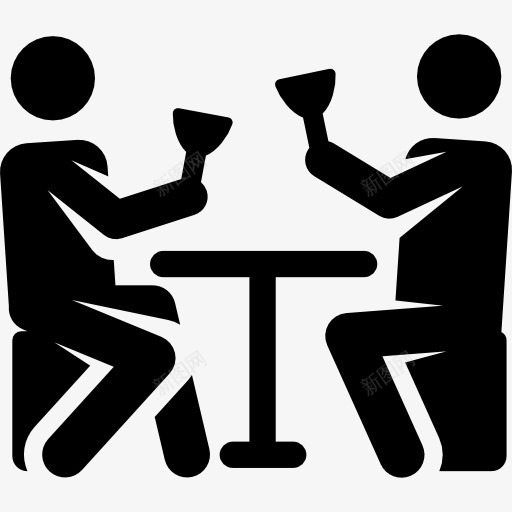 饮用图标png_新图网 https://ixintu.com humanpictos 人聚会 喝酒 庆祝 敬酒 粘人 酒精饮料