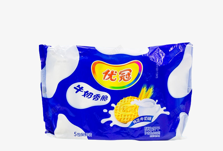 达能优冠饼干纯正牛奶味香脆夹心png免抠素材_新图网 https://ixintu.com 优冠 彩虹 牛奶香脆 白色 蓝色 达能 达能优冠饼干纯正牛奶味香脆夹心饼干达能集团产品免费下载 饼干