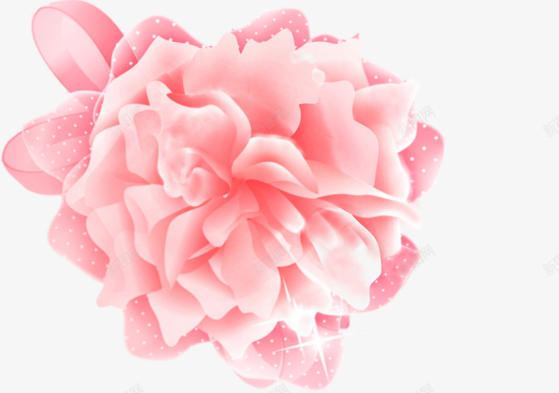 手绘梦幻粉色花朵牡丹png免抠素材_新图网 https://ixintu.com 梦幻 牡丹 粉色 花朵