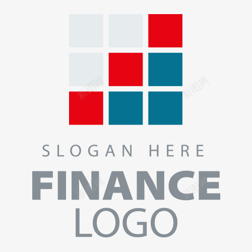 方块LOGO元素图标png_新图网 https://ixintu.com LOGO素材 偏平化 几何形 卡通 矢量图EPS 设计元素