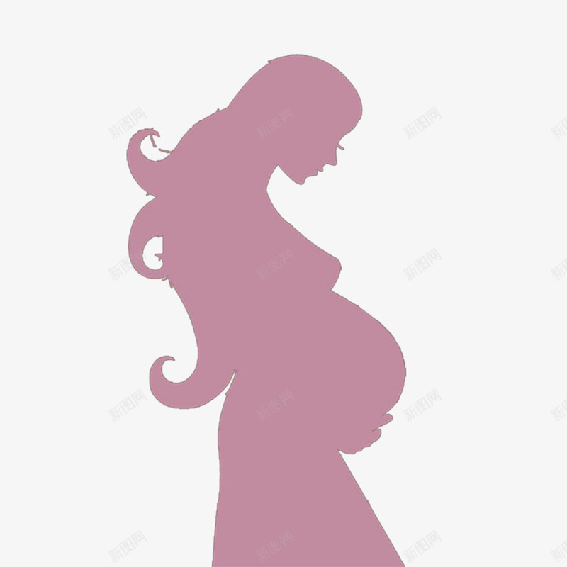怀孕的女人剪影png免抠素材_新图网 https://ixintu.com 元素 剪影 女人 怀孕