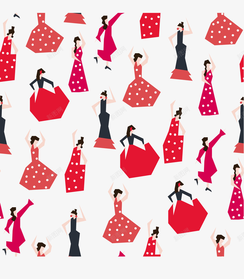 卡通扁平化女人斗牛舞插画图矢量图ai免抠素材_新图网 https://ixintu.com 卡通女人 扁平化女人 扁平化舞蹈 斗牛舞 斗牛舞图案 斗牛舞底纹 斗牛舞插画 矢量卡通扁平化女人斗牛舞插画图案底纹免费下载 矢量舞蹈 矢量图