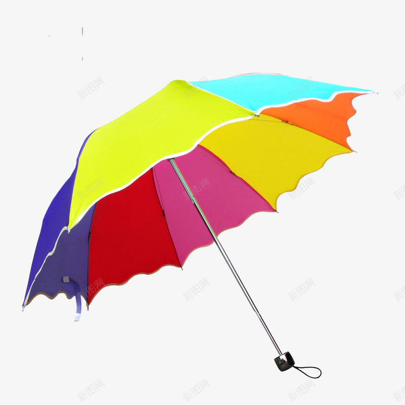 彩虹伞png免抠素材_新图网 https://ixintu.com 太阳 缤纷 雨