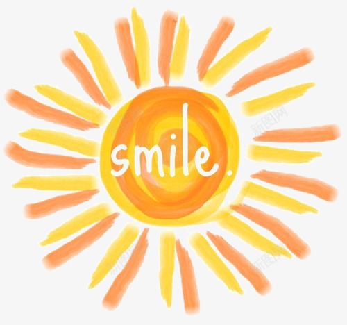 太阳png免抠素材_新图网 https://ixintu.com SMILE 微笑 手绘太阳 阳光