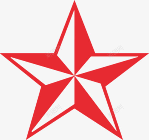 卡通手绘DIY装饰元素png免抠素材_新图网 https://ixintu.com DIY 五角星 卡通 基础图形 手绘 立体 笔刷 红白 装饰