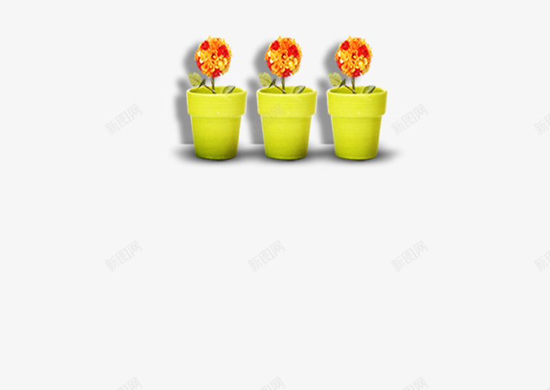 3个黄色花盆的花朵盆栽太阳png免抠素材_新图网 https://ixintu.com 3个黄色花盆的花朵盆栽太阳花庭院