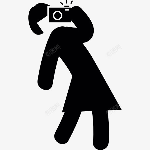 女人拍照图标png_新图网 https://ixintu.com 人 图片 女孩 摄影 照片 相机