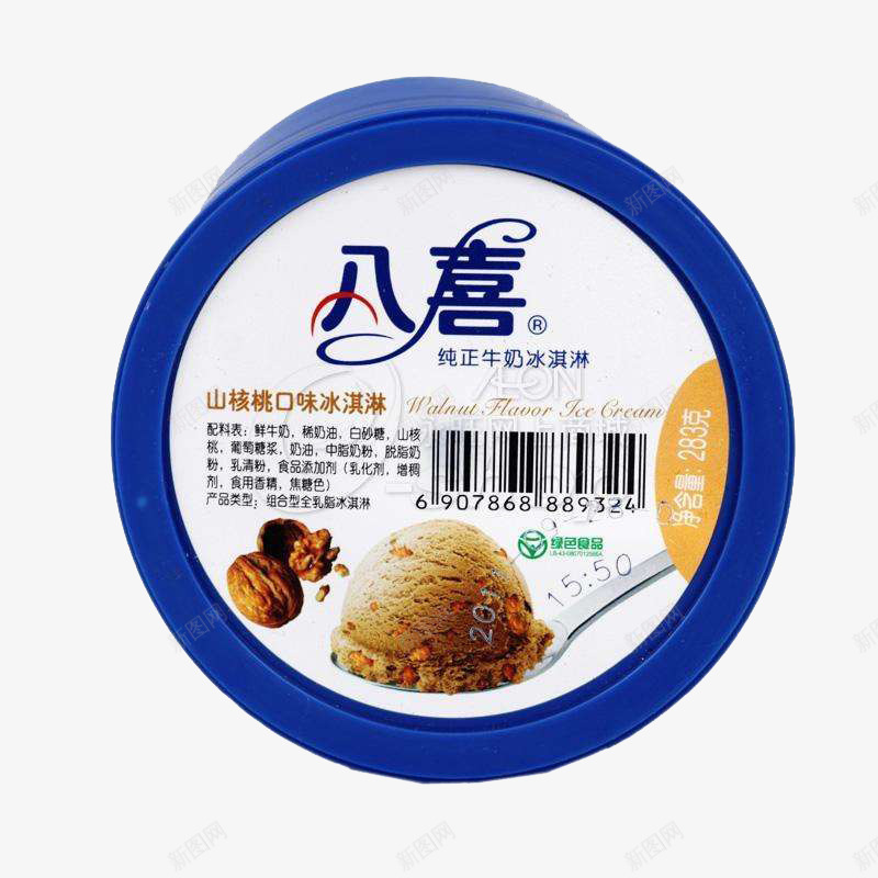 八喜冰激凌png免抠素材_新图网 https://ixintu.com 产品实物 八喜 冰激凌 山核桃口味 牛奶 纯正