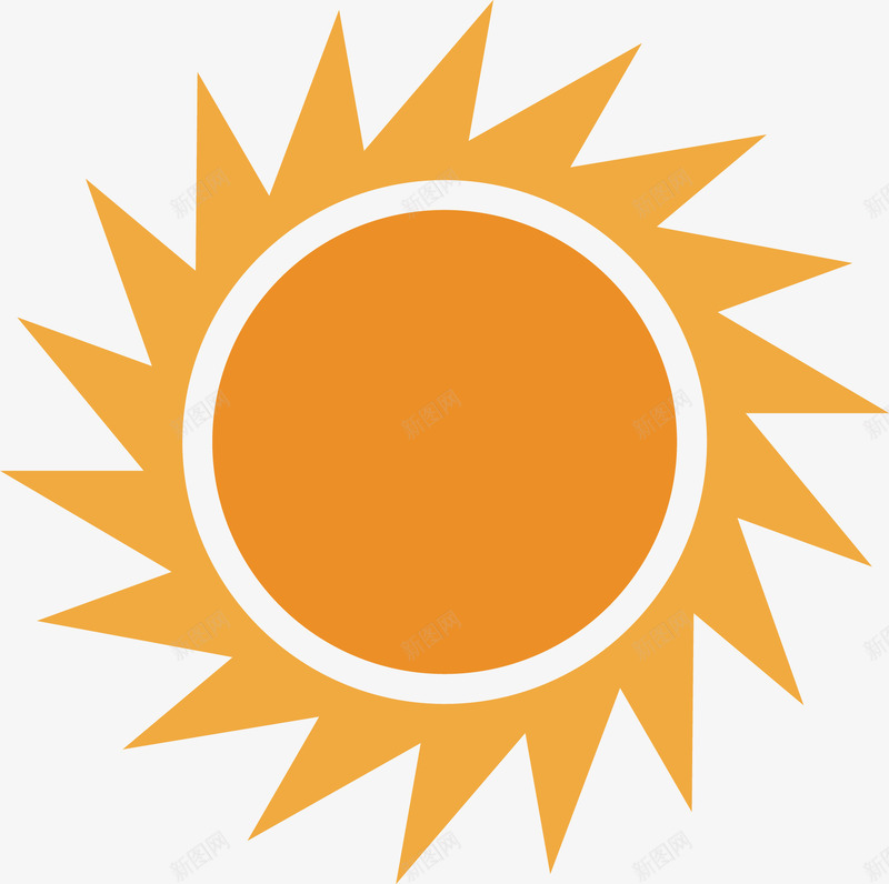 黄色太阳png免抠素材_新图网 https://ixintu.com 卡通 太阳 太阳光 太阳花 早上的太阳 早晨的太阳 黄色