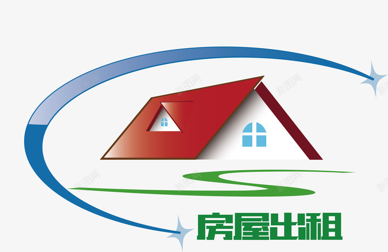 卡通房屋中介公司标识图标png_新图网 https://ixintu.com 中介公司 出租房屋 卡通图案 卡通房屋 房屋中介 房屋出租