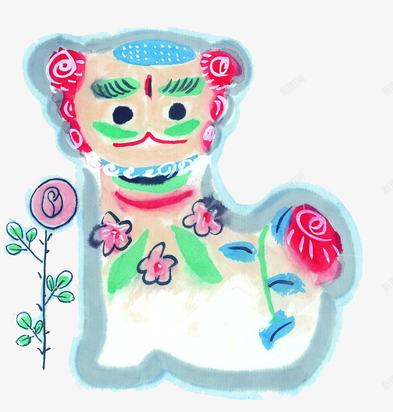 传统水墨狗png免抠素材_新图网 https://ixintu.com 传统 十二生肖 小花 水墨狗 水墨画 狗 生肖 生肖狗 绘画书法 色彩