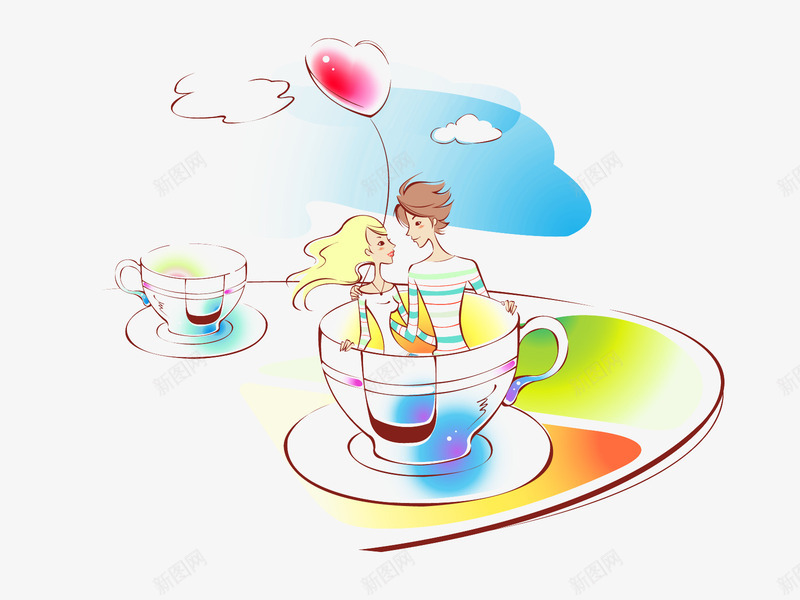 文化艺术png免抠素材_新图网 https://ixintu.com 情人节插画 文化艺术 节日庆祝 设计图库