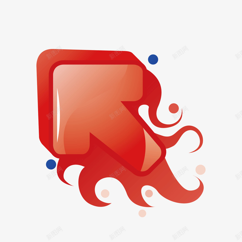 卡通红色火焰箭号png免抠素材_新图网 https://ixintu.com 卡通 火焰 箭号 红色