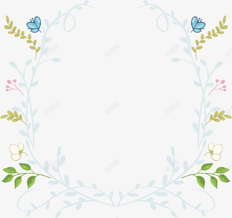 卡通藤蔓png免抠素材_新图网 https://ixintu.com 卡通手绘 卡通藤蔓 牵牛花 绿色植物 装饰图 鲜花植物